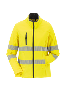 Planam Norit-Warnschutz Pure Softshelljacke Damen