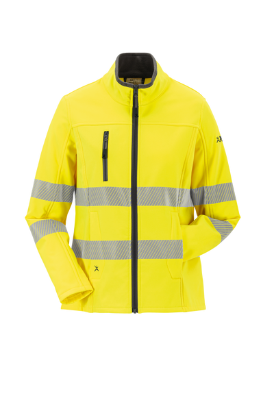 Planam Norit-Warnschutz Pure Softshelljacke Damen