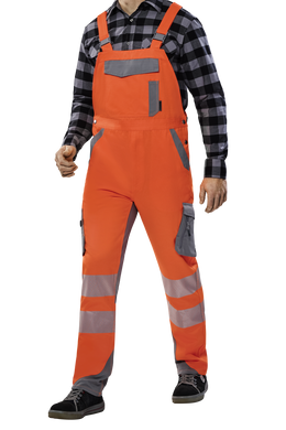 Planam Norit-Warnschutz Herrenlatzhose