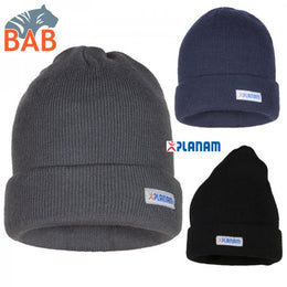 Planam Strickmütze mit Umschlag