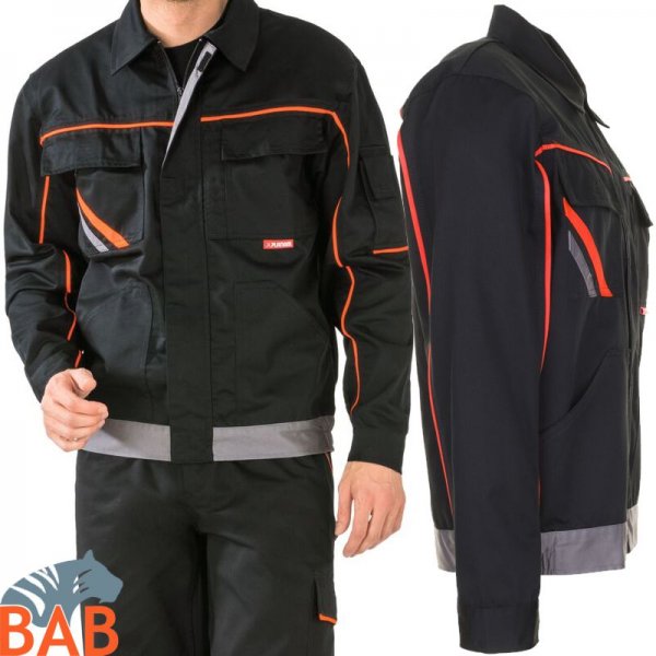 Planam Visline Arbeitsjacke V2 schwarz