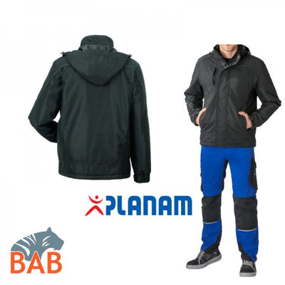 Norit 6430 Herrewinterjacke schwarz- -unisex