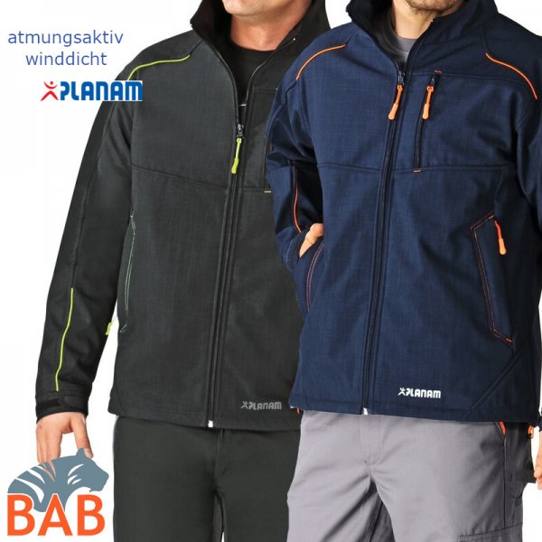 Planam Neon Softshell Jacke