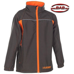 Planam Junior Softshelljacke  olive-neonorange
