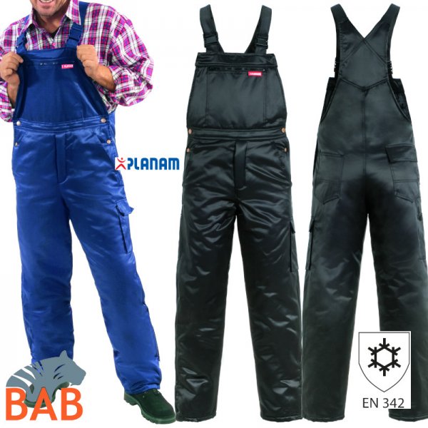 Planam SOPO Gletscher Pilotenlatzhose Kälteschutzkleidung DIN EN 342 Gr. S