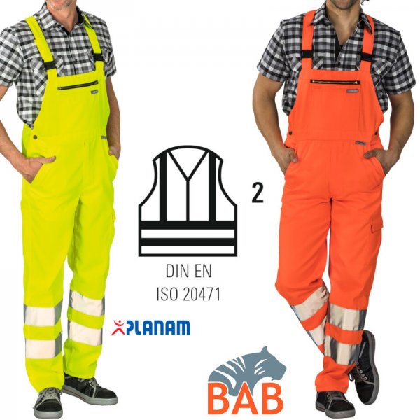 Planam - Warnschutzlatzhose uni
