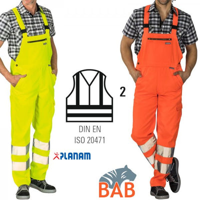 Planam - Warnschutzlatzhose uni