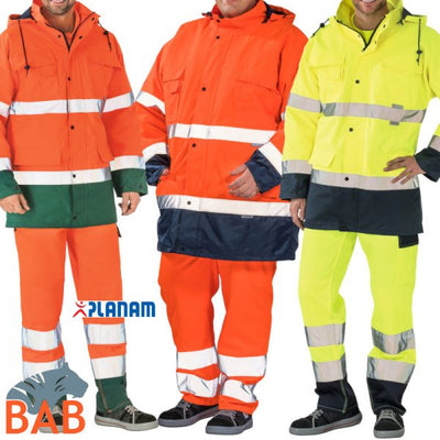 Planam Warnschutz-Parka zweifarbig