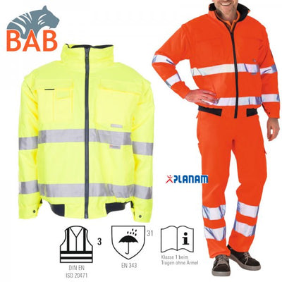 Planam Warnschutzjacke Pilotenjacke