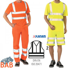 Planam T-Shirt Warnschutz