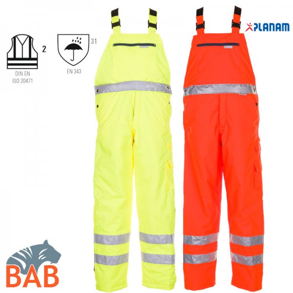 Planam 2060/2063 Warnschutzhose Winterlatzhose