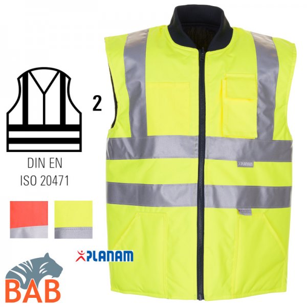 Planam -2071/2072 Warnschutzweste Winterweste