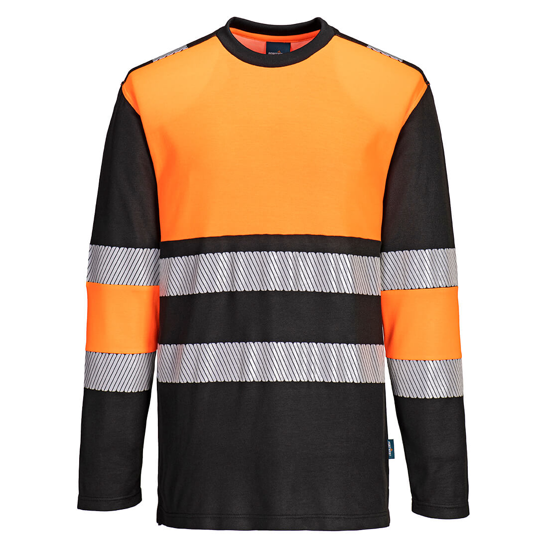 PW-PW312 PW3 Warnschutz-Cotton Comfort T-Shirt Klasse 1 orange
