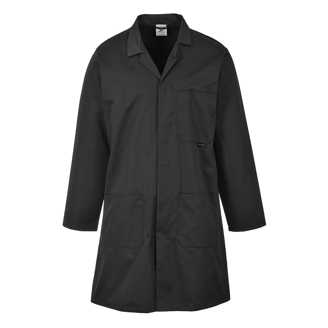 PW-2852 Standart-Kittel, schwarz