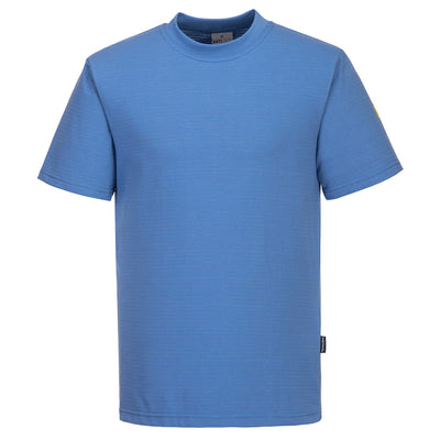 PW-AS20 Antistatisches ESD T-Shirt blau