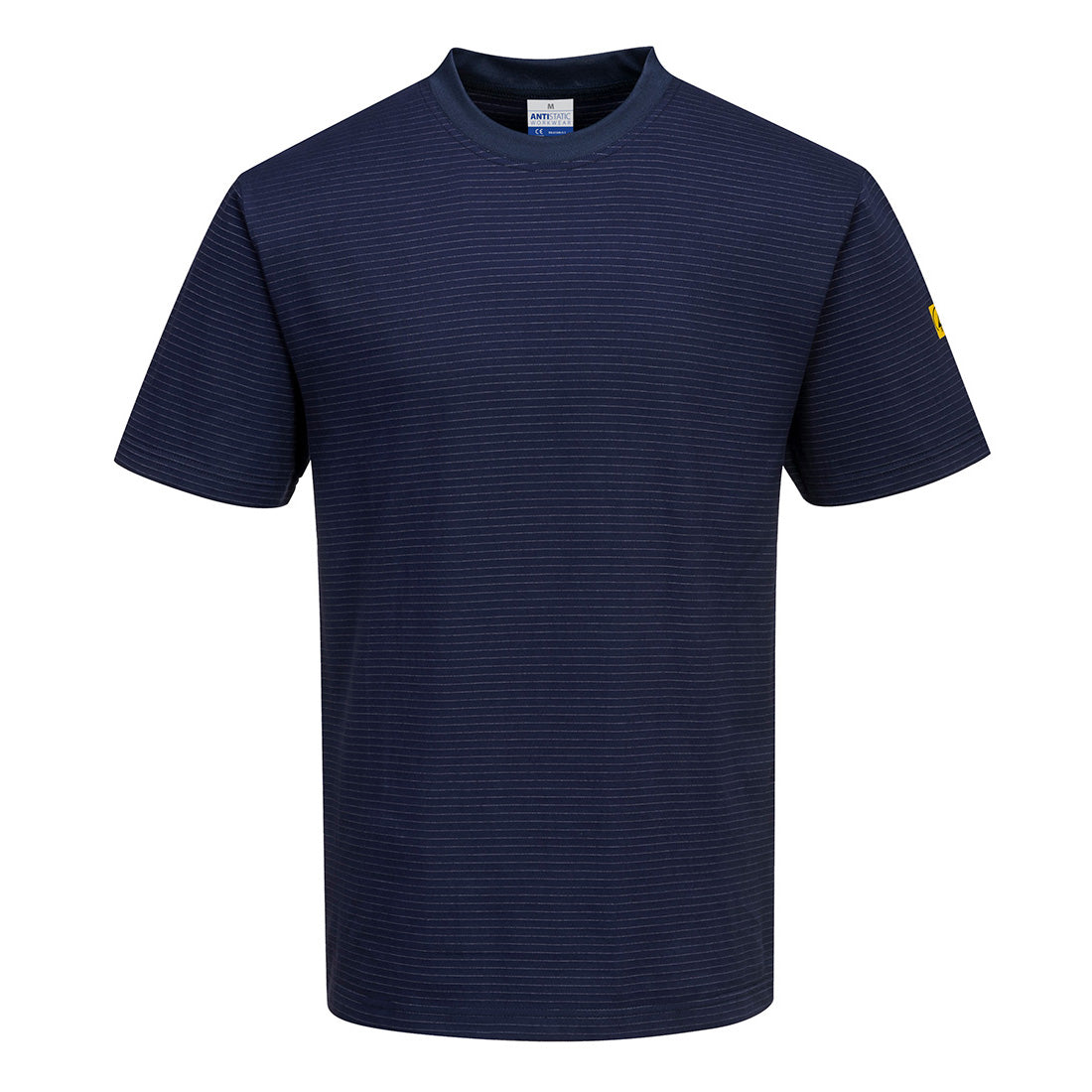 PW-AS20 Antistatisches ESD T-Shirt marine