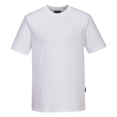 PW-AS20 Antistatisches ESD T-Shirt weiss