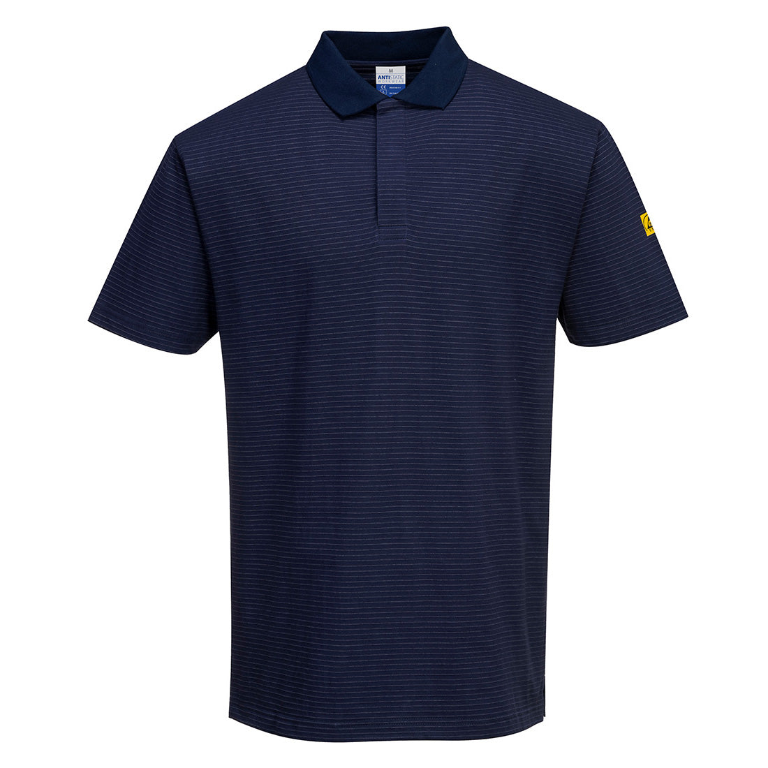 PW-AS21 Antistatisches ESD Polo-Shirt  marine