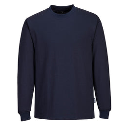 PW-AS22  Antistatisches ESD-Langarm-T-Shirt marine schwarz anthrazit
