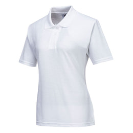PW-B209 Damen Polo Shirt weiss- Auslaufmodell
