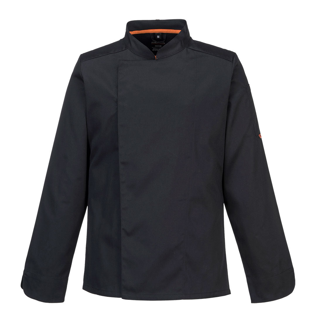 PW-C838 Kochjacke MG langarm, schwarz