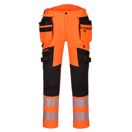 PW-DX442 DX4 Warnschutzhose mit abnehmbaren Holstertaschen orange