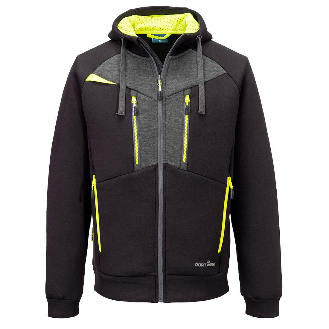PW-DX472 DX4 Hoodie mit Reißverschluss schwarz