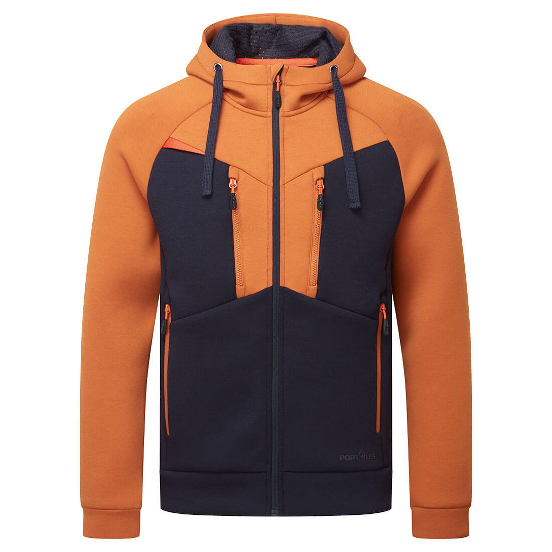 PW-DX472 DX4 Hoodie mit Reißverschluss rost