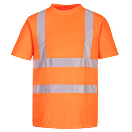 PW-EC12 Eco Hi-Vis T-Shirt (6 Stück/Packung) Orange