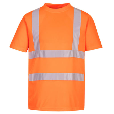 PW-EC12 Eco Hi-Vis T-Shirt (6 Stück/Packung) Orange