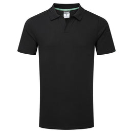 PW-EC210  Polo-Shirt aus 100%iger wiederverwertbarer Bio-Baumwolle schwarz