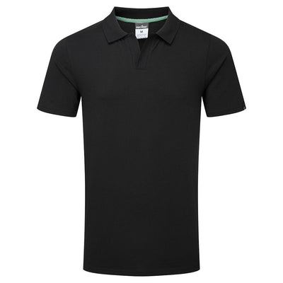 PW-EC210  Polo-Shirt aus 100%iger wiederverwertbarer Bio-Baumwolle schwarz