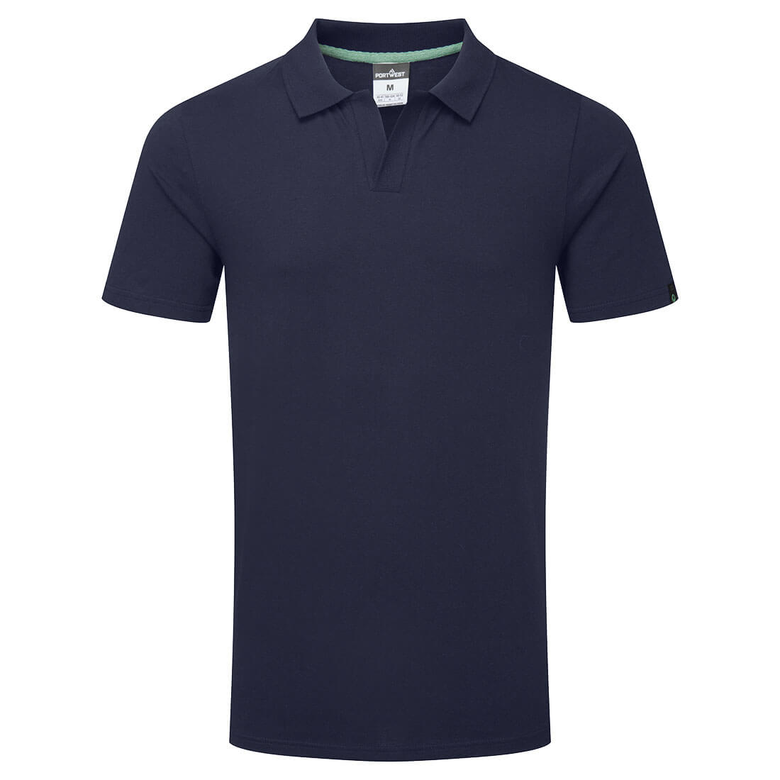 PW-EC210  Polo-Shirt aus 100%iger wiederverwertbarer Bio-Baumwolle marine