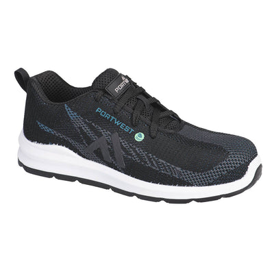 PORTWEST-PWFC06 - Eco Fly Composite Trainer S1PS schwarz/blau