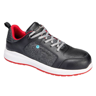 PORTWEST-PWFC07  Öko Composite Trainer S3S schwarz/rot