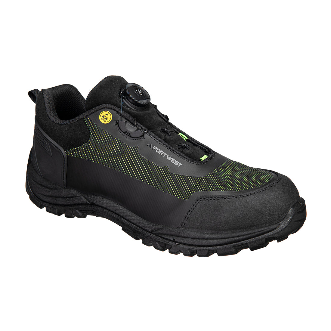 PORTWEST-PWFE05 - Girder Composite Halbschuh S3S ESD schwarz/grün
