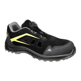 PORTWEST-PWFE06  Composite Sandale S1  schwarz/grün