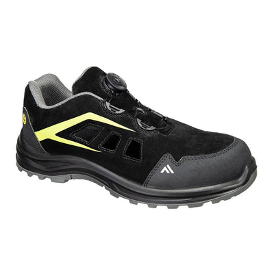 PORTWEST-PWFE06  Composite Sandale S1  schwarz/grün
