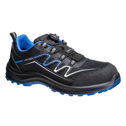 PORTWEST-PWFT32  Sicherheitshalbschuhe S1P schwarz/blau