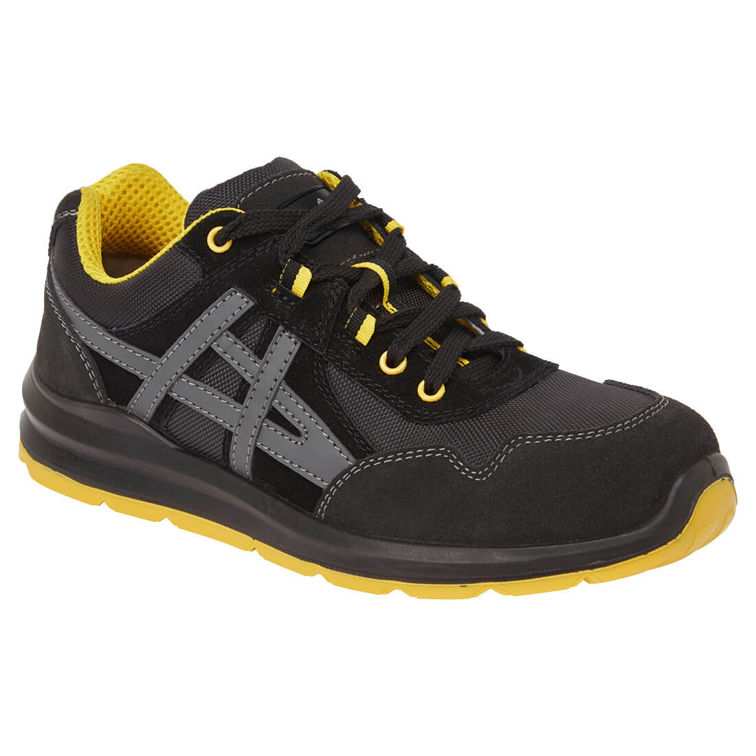PORTWEST-PWFT50 - Steelite Mersey Trainer Sicherheitsschuh S1 Schwarz
