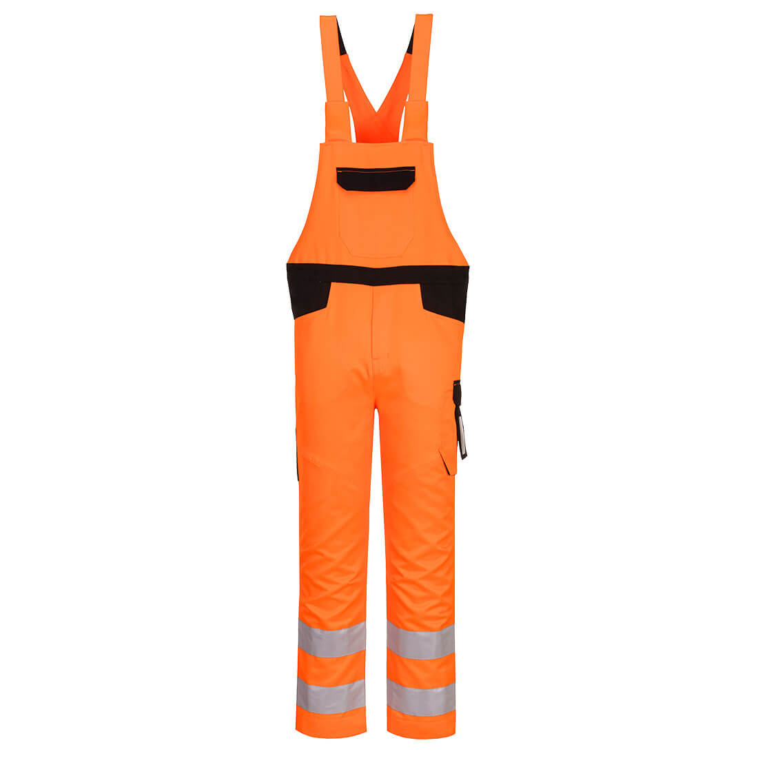 PW244 PW2 Warnschutzlatzhose orange-schwarz
