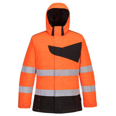 PW-PW 261 PW2 Warnschutz Winterjacke Orange/Schwarz