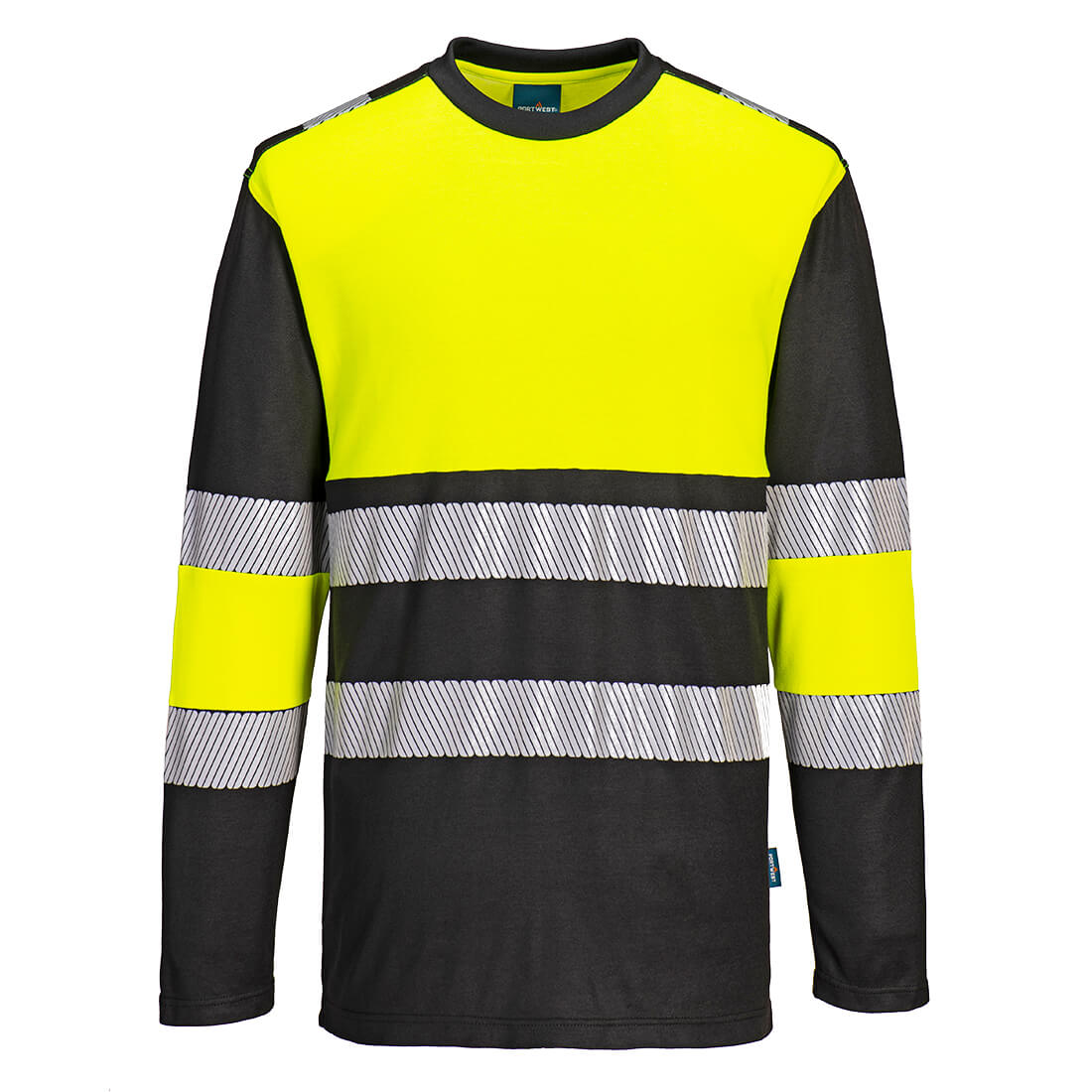 PW-PW312 PW3 Warnschutz-Cotton Comfort T-Shirt Klasse 1 gelb