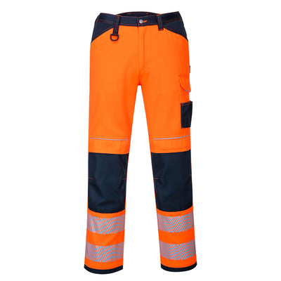PW340 PW3 Warnschutzbundhose orange-marine