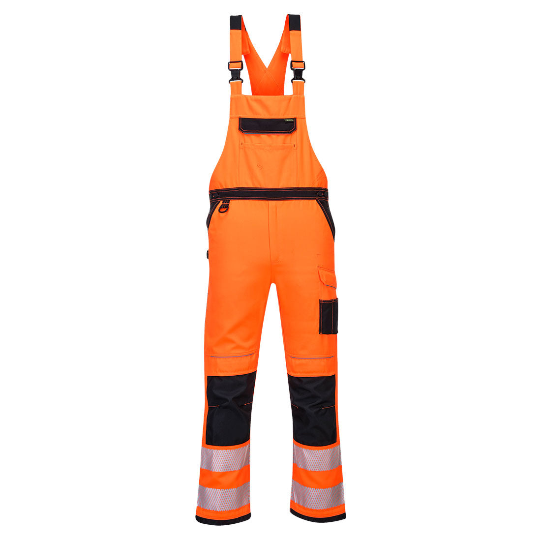 PW344 PW3 Warnschutzlatzhose orange-schwarz