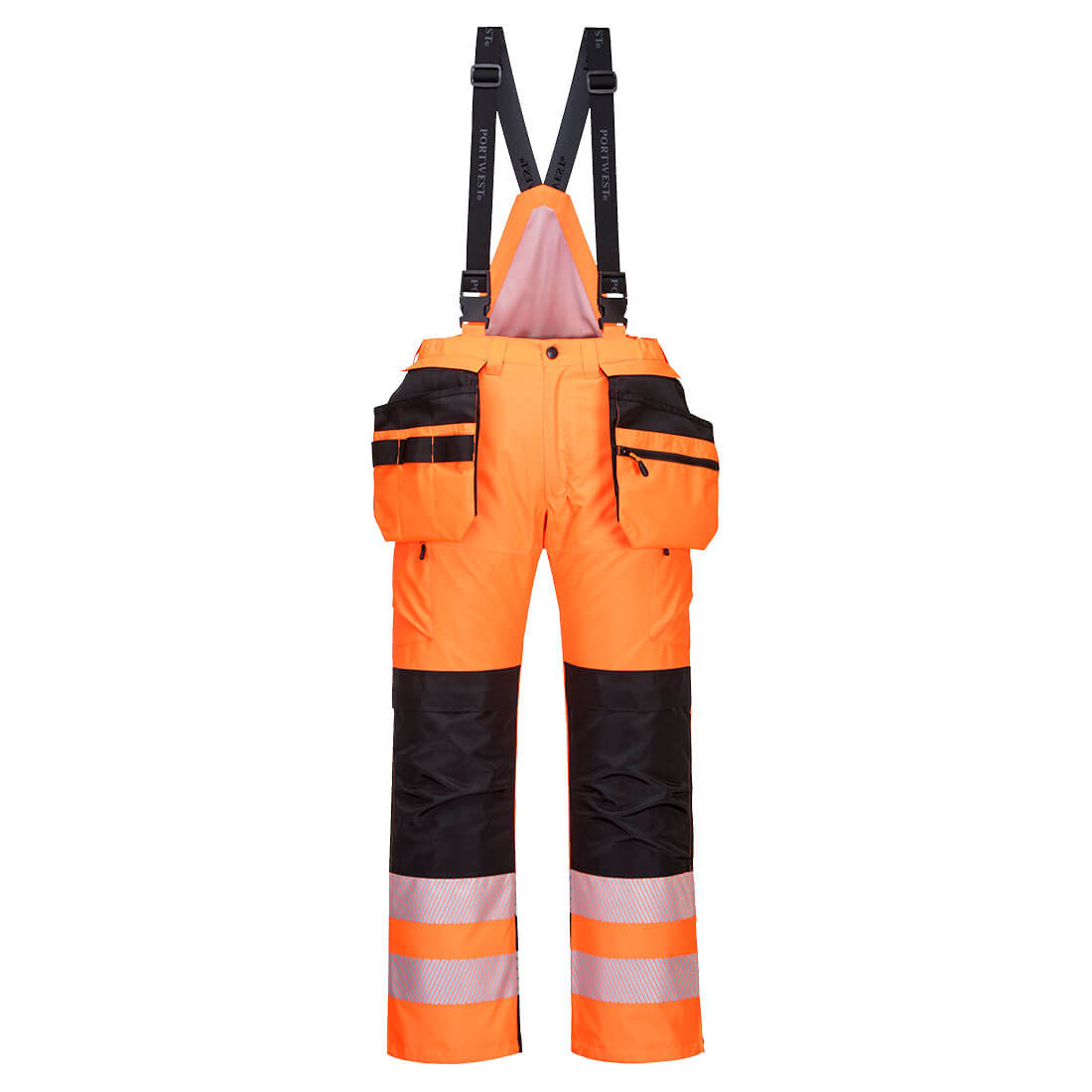 PW-PW351 Winter Warnschutzhose orange-schwarz