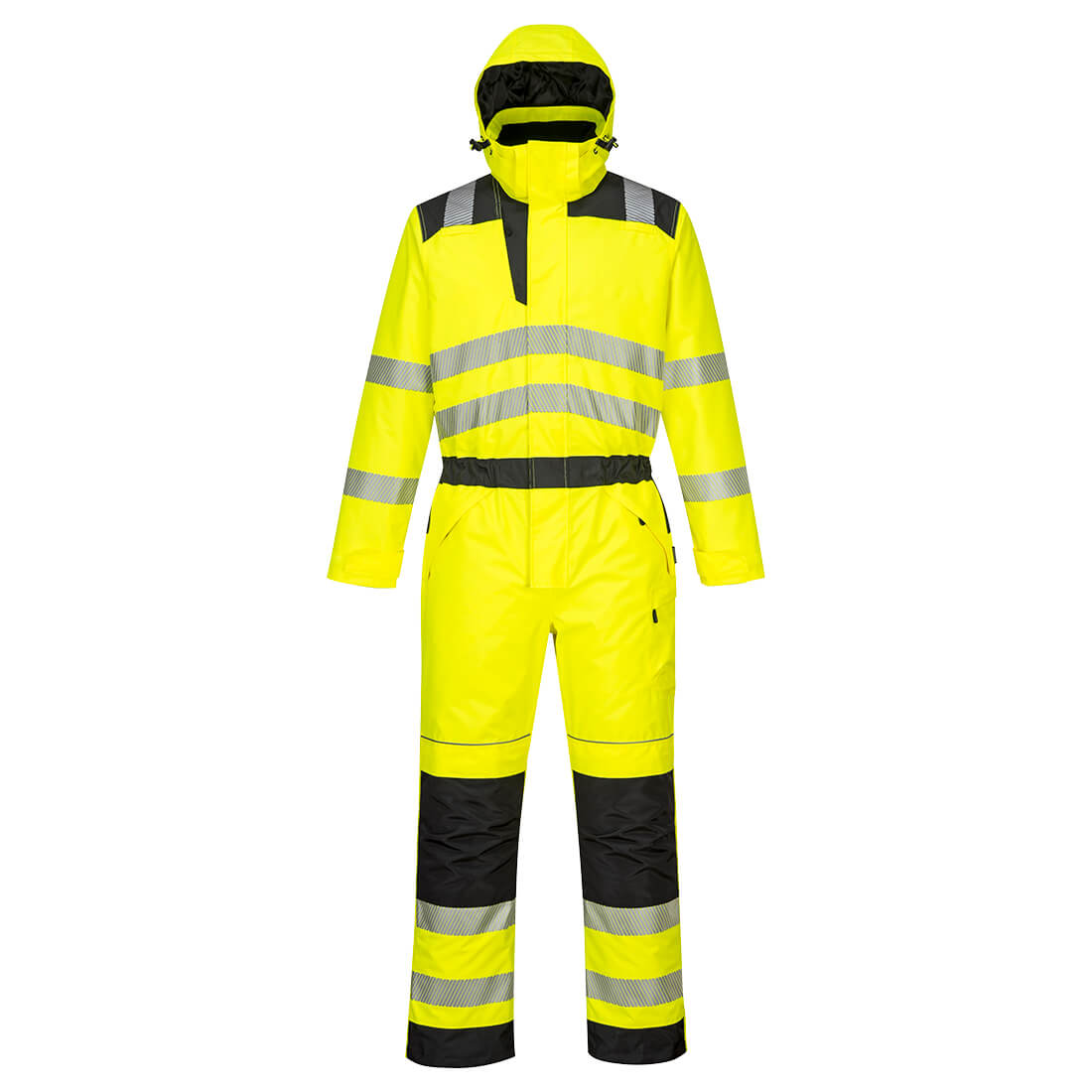 PW-PW352 Winter Warnschutzoverall gelb-schwarz
