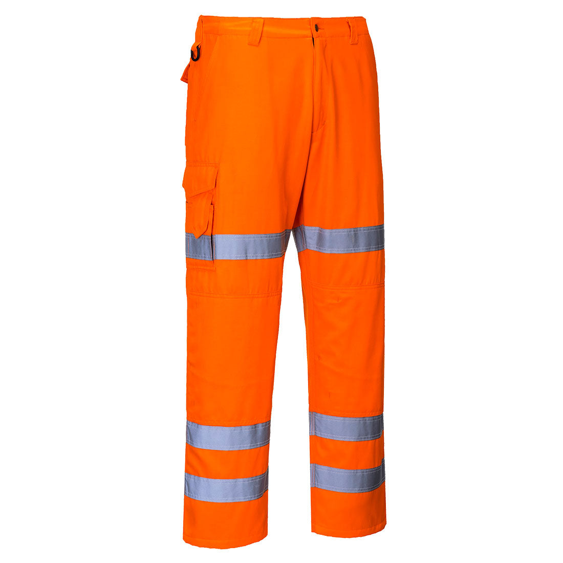 PW-RT49 Warnschutz Bundhose mit drei Reflexstreifen orange
