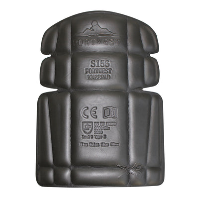 PW S156 Ergonomisch geformte Knieschoner schwarz