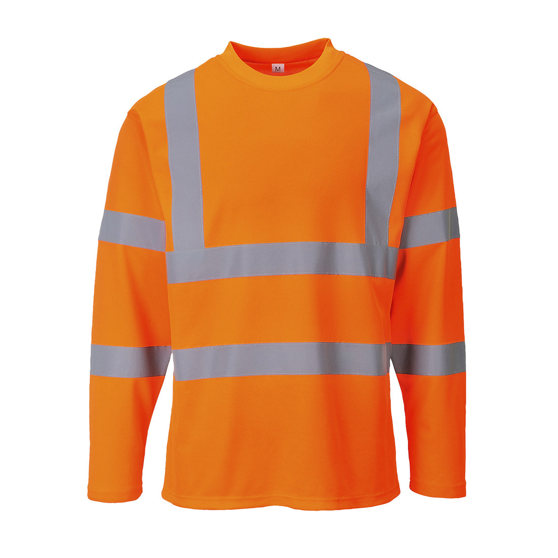 PW-S278 Warnschutz-Cotton Tshirt langarm orange